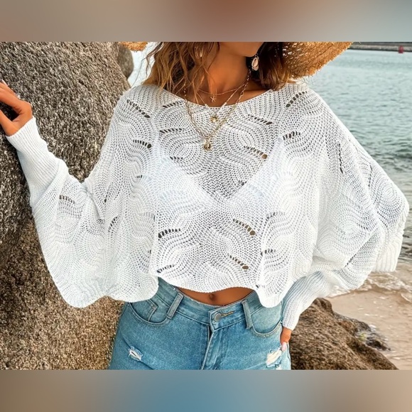 White Knit Sweater